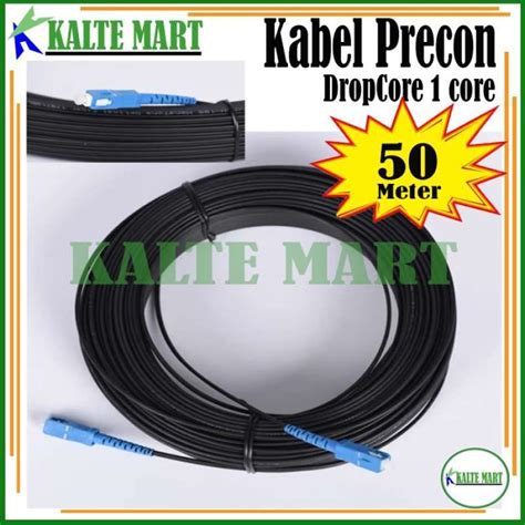 Promo Kabel Ftth Dropcore Precon Fiber Optik Simplex Single Mode Core