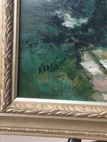 Vintage Oil Painting By ALEXANDER KARDIN AUSTRIA 1917 1976 EBay