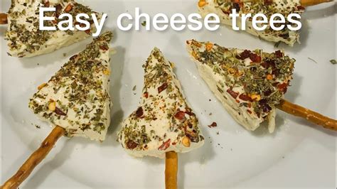 Easy Cheese Trees Cheese Appetizer Holiday Youtube