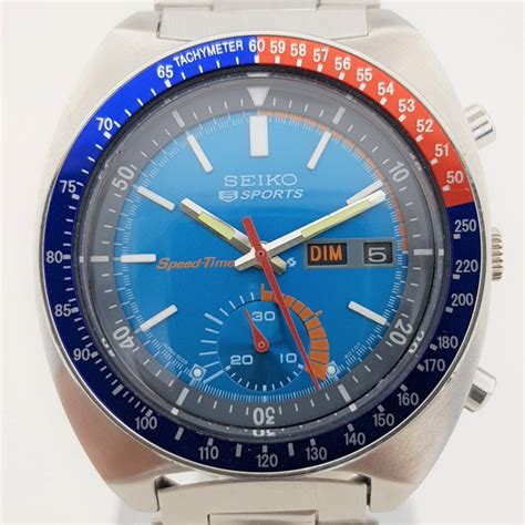 Seiko NO RESERVE PRICE Pepsi Pogue JDM Speedtimer Catawiki