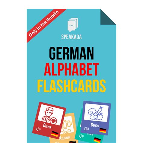 German Alphabet Flashcards: Anki for Beginners | SPEAKADA