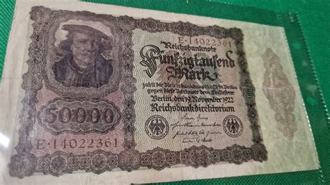 Reichsbanknote 1922 Kaufen Auf Ricardo