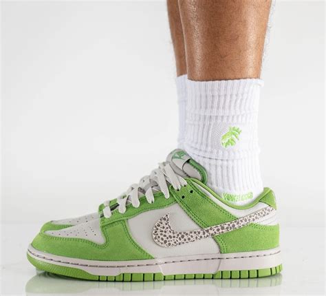 Nike Dunk Low Safari Swoosh Chlorophyll Italianhype