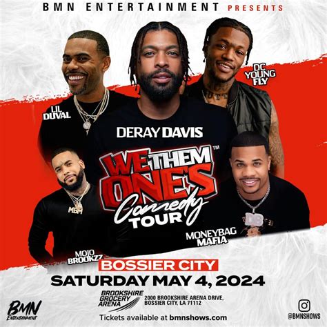 Bossier City LA We Them One S Comedy Tour Presented By BMN Ent