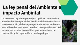 Ley Penal Del Ambiental Ppt Descarga Gratuita