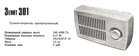 Абонентский громкоговоритель ''Зенит-301''.