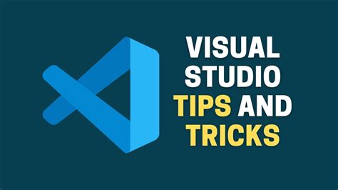 Visual Studio Tips And Tricks YouTube