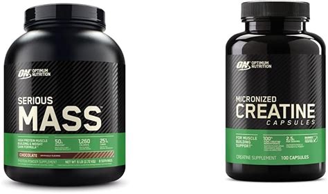 Optimum Nutrition Serious Mass Proteína en polvo para ganar peso