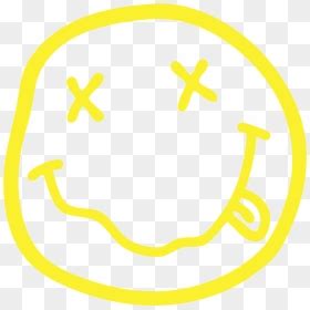 Nirvana Smiley Face Png - Nirvana Poster, Transparent Png - vhv