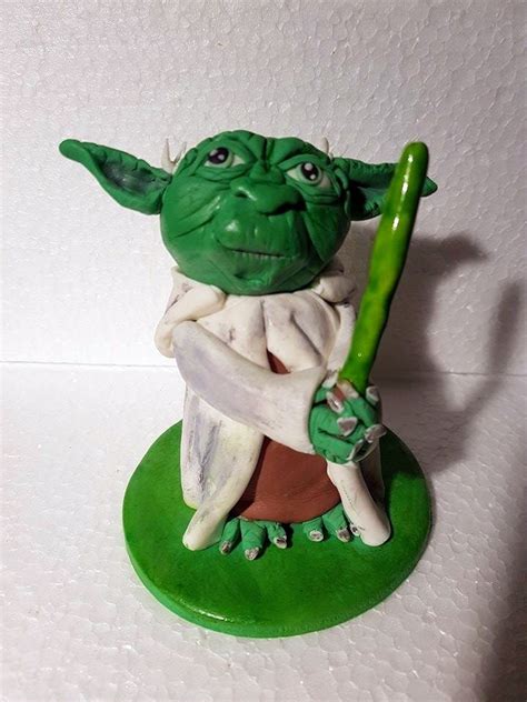 Mistrz Yoda Star Wars Na Tort Z Masy Cukrowej 7025176199 Oficjalne