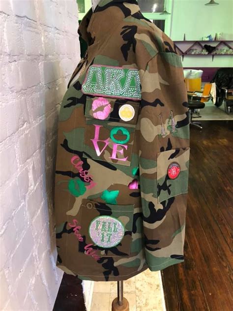 Alpha Kappa Alpha Camouflage Jackets Camouflage Jacket Sorority