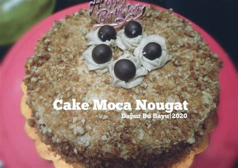 Resep Cake Moca Nougat Oleh Rita Manik Cookpad