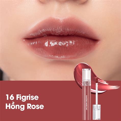 Son Tint bóng siêu lì căng mọng môi Romand Glasting Water Tint 4g