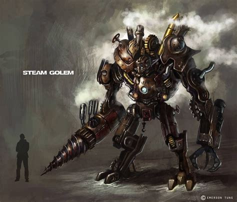 An Awesome Steam Golem Need More Be Said Illustration By Emerson Tung