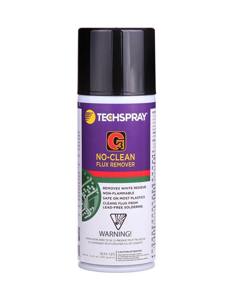 Techspray 1634 12s G3 No Clean Flux Remover G3 12 Oz Qty Of 12