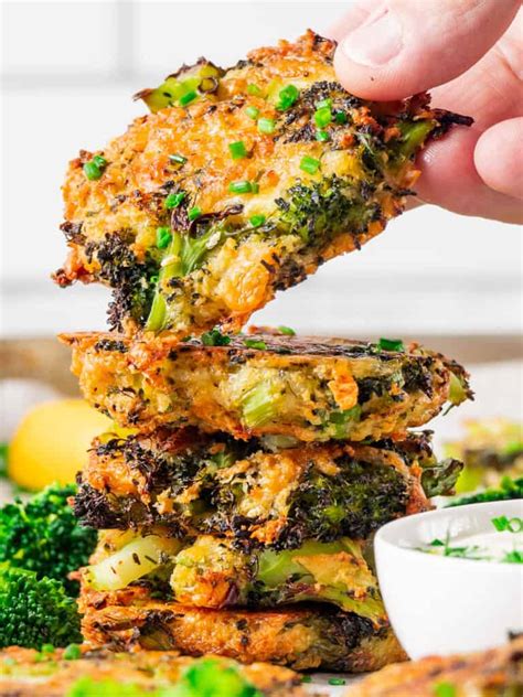 Crispy Broccoli Fritters The Scranline