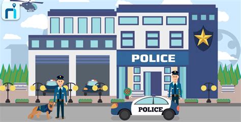 50 Best Ideas For Coloring Police Station Cartoon