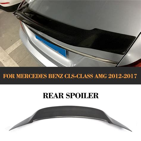 CLS Class Carbon Fiber Boot Lip Spoiler Wing For Mercedes Benz W218