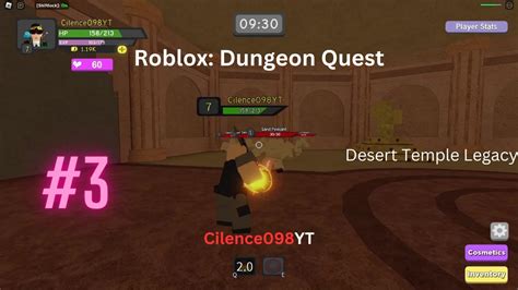 Roblox Dungeon Quests Gameplay 3 Redoing The Desert Temple Legacy