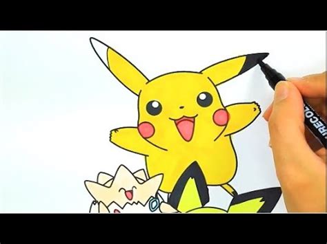 Pok Mon Pikachu Come Dipingere Come Disegnare Video Da Colorare E