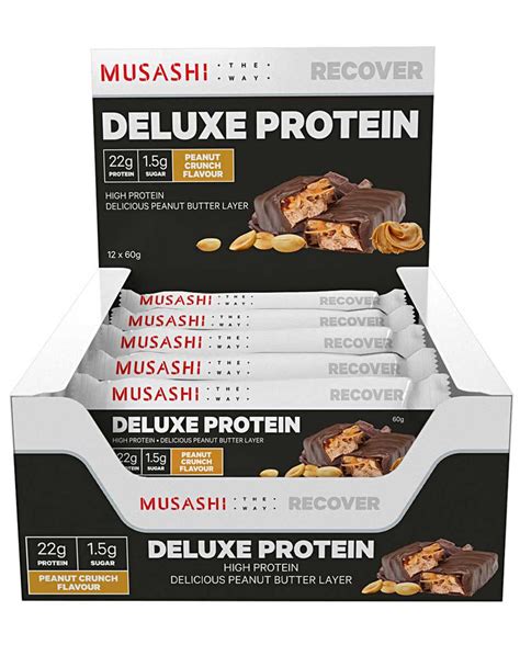 Deluxe Protein Bar By Musashi Supplement Warehouse