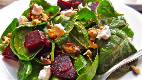 Roasted Beet And Spinach Salad - The Conservation Foundation