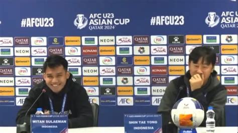 Momen Lucu Jelang Lawan Uzbekistan Shin Tae Yong Dibikin Gemas Dengan