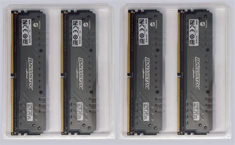 Ballistix Tactical Tracer RGB 32GB DDR4 4x 8GB DDR4 2666 Speicher Test