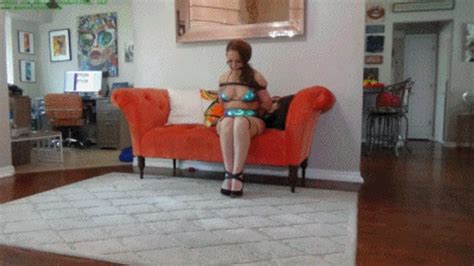 Hot Blonde Hogtied With Tight Leather Belts In Her Shiny B Bikini Wmv Hd Kbps Hunters