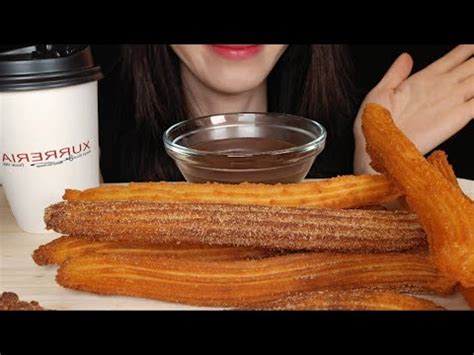 ASMR 츄레리아 츄러스 디저트먹방 스페인디저트 츄러스 XURRERIA Spanish Dessert Churros