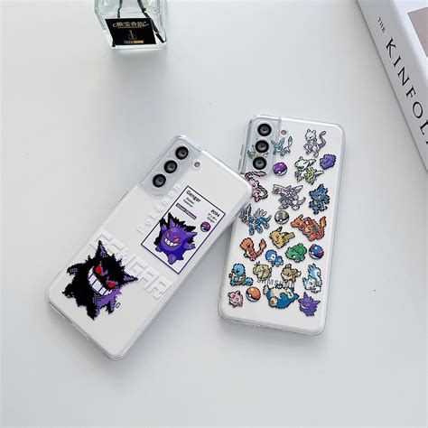 Funda De Teléfono Pokemon Pikachu Gengar Para Samsung Galaxy S23 FE S22