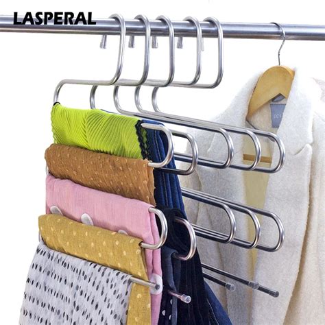 Aliexpress Buy Lasperal S Type Pants Hanger Layers Multi