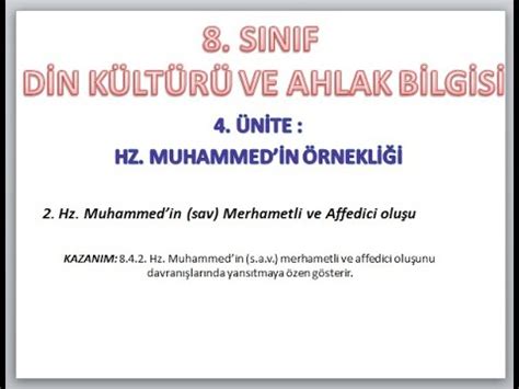 D N K Lt R Sinif N Te Ba Lik Hz Muhammed N Merhametl Ve