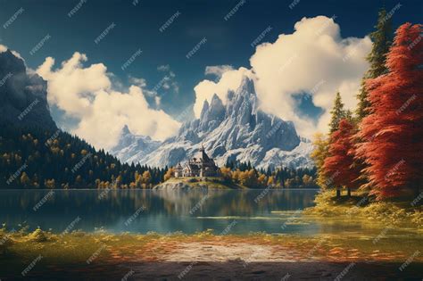 Premium AI Image | Beautiful scenery background 4k 8k 12k