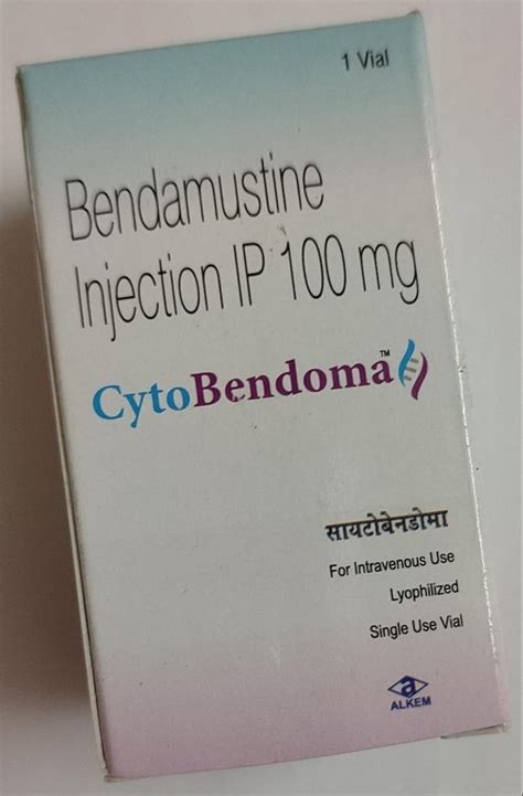 Beta Drugs Ltd Cytobendoma 100 Mg Bendamustine Injection Storage