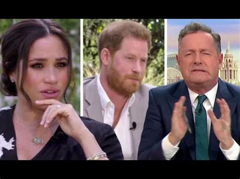 Piers Morgan Breaks His Silence On Meghan And Harry Interview Too