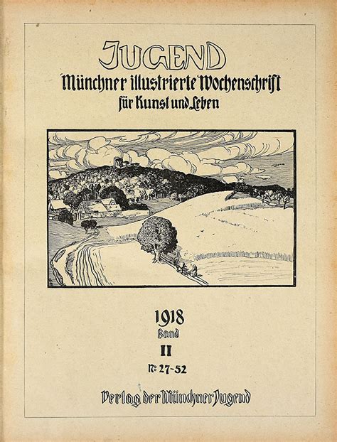 Jugend M Nchner Illustrierte Wochenschrift F R Kunst Und Leben