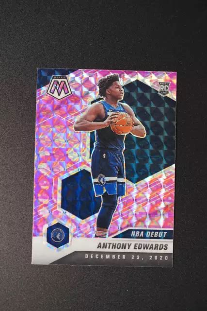 Anthony Edwards Panini Mosa Que Recrue Rc Nba D But Camouflage