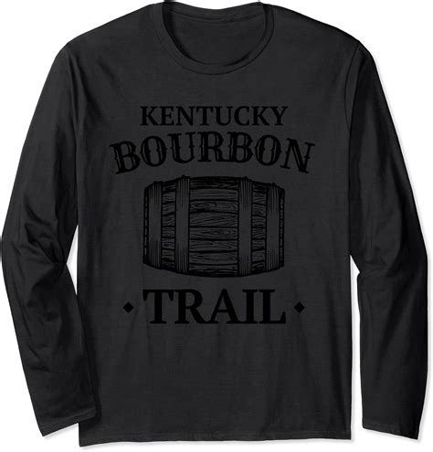 Ky Bourbon Trail Shirt Kentucky Whiskey T Souvenir Long Sleeve T