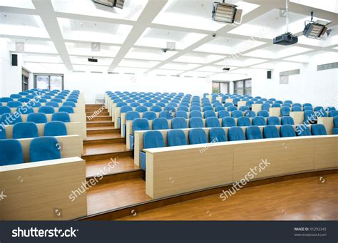 Empty College Lecture Hall University Stock Photo 91292342 Shutterstock