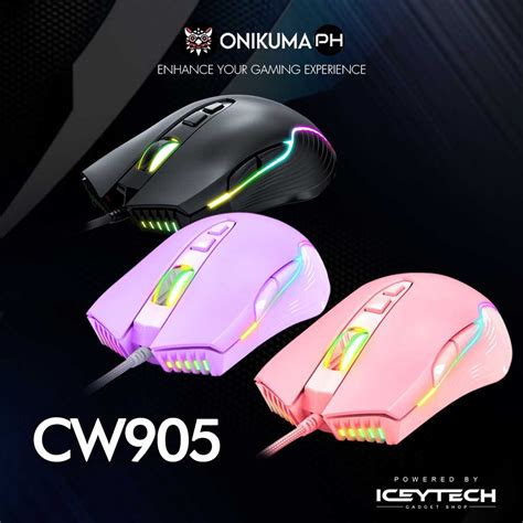 Onikuma Cw Rgb Gaming Mouse Shopee Philippines