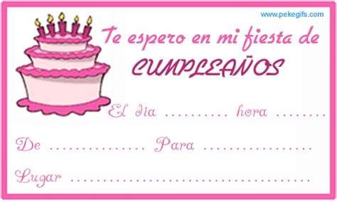 Imágenes De Invitaciones De Cumpleaños Imágenes