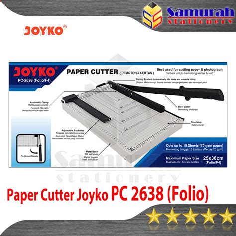 Jual Paper Cutter F Joyko Pc Mesin Pemotong Cutting Kertas X