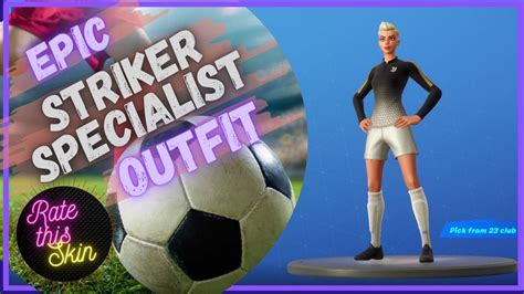 Striker Specialist Skin Epic Outfit Fortnite Youtube