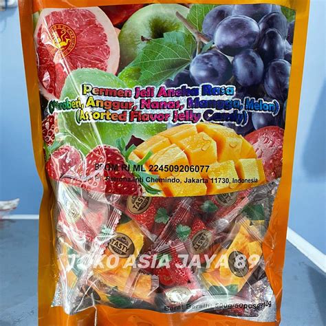 Jual Permen Jeli Jelly Aneka Rasa 500gr Chen Liang Ji Shopee Indonesia