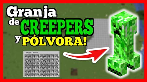 Granja de CREEPERS PÓLVORA AFK MUY FÁCIL 800 hora MINECRAFT 1 15