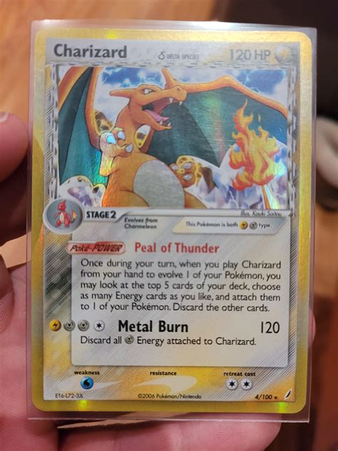 Electric Charizard Pokemon Card Printable Cards