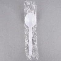 Visions Individually Wrapped White Heavy Weight Plastic Fork Pack