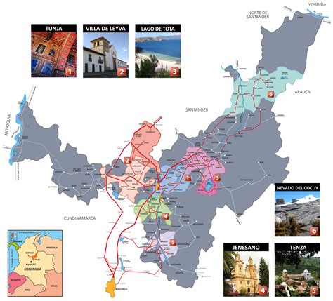 Mapa De Boyaca Mapa Fisico Geografico Politico Turistico Y Tematico ...