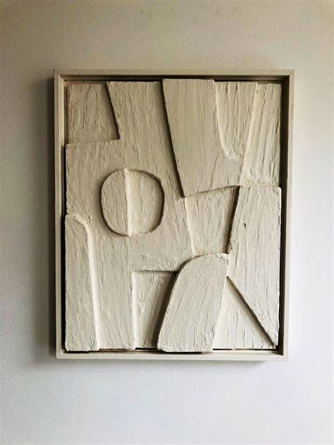 Abstract Plaster Art D Etsy